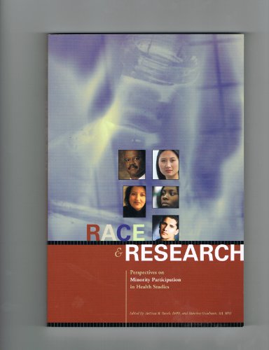 Imagen de archivo de Race and Research: Perspectives on Minority Participation in Health Studies a la venta por HPB-Red