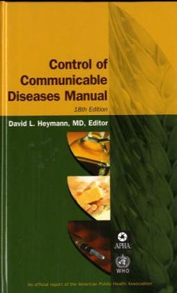 Beispielbild fr Control of Communicable Diseases Manual zum Verkauf von Better World Books