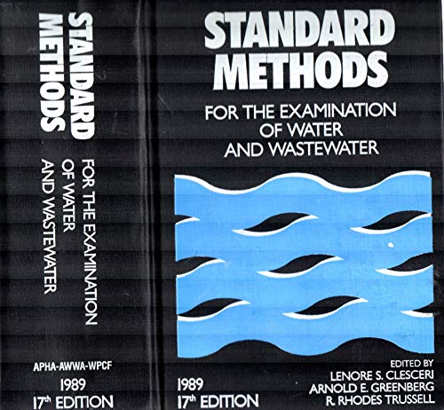 Stock image for Standard Methods for the Examination of Water and Wastewater, 17th edition for sale by BookDepart