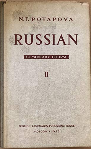 Stock image for Russian Grammar Elementary Course, Vol. 2 for sale by dsmbooks