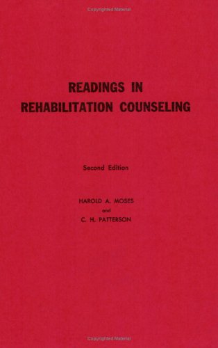 Imagen de archivo de Readings in Rehabilitation Counseling a la venta por ThriftBooks-Dallas