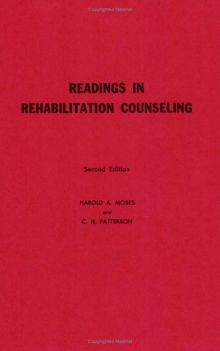 Stock image for Readings in Rehabilitation Counseling for sale by ThriftBooks-Dallas
