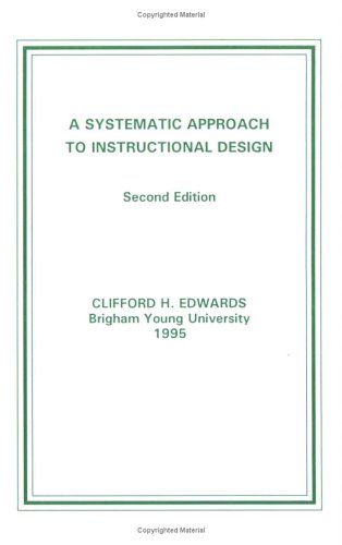 Imagen de archivo de Systematic Approach to Instructional Design a la venta por Bookmans