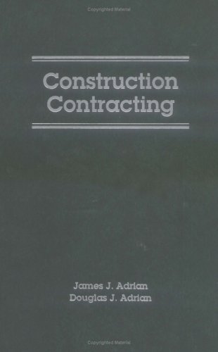 Beispielbild fr Construction Contracting zum Verkauf von BooksRun