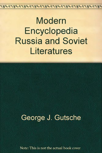 Stock image for Modern Encyclopedia Russia and Soviet Literatures for sale by Better World Books