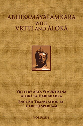 Beispielbild fr Abhisamayalamkara with Vrtti and Aloka - Vol. 1 zum Verkauf von Book Deals