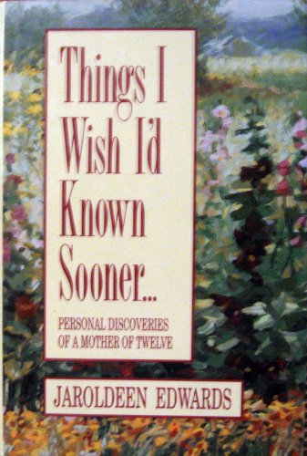 Beispielbild fr Things I Wish I'd Known Sooner zum Verkauf von Wonder Book