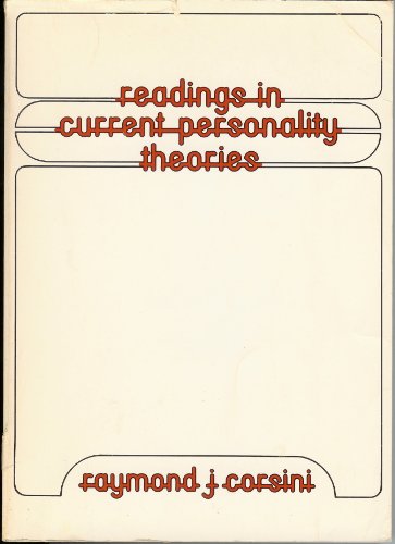 9780875812236: Readings in current personality theories