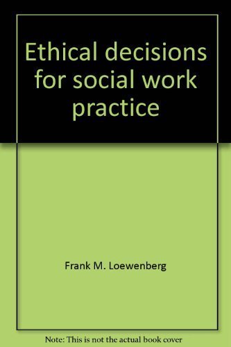 Imagen de archivo de Ethical Decisions for Social Work Practice a la venta por Better World Books