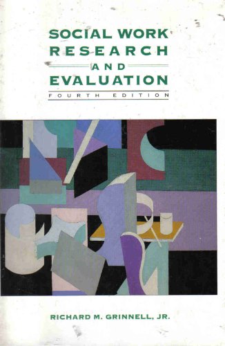 Imagen de archivo de Social Work Research and Evaluation - Fourth Edition a la venta por UHR Books