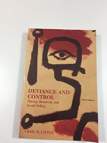 9780875813950: Deviance and Control: Theory, Research and Social Policy