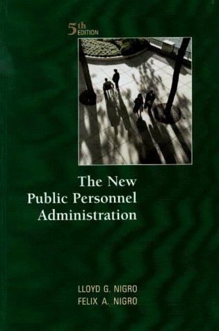 Imagen de archivo de The New Public Personnel Administration a la venta por ThriftBooks-Atlanta