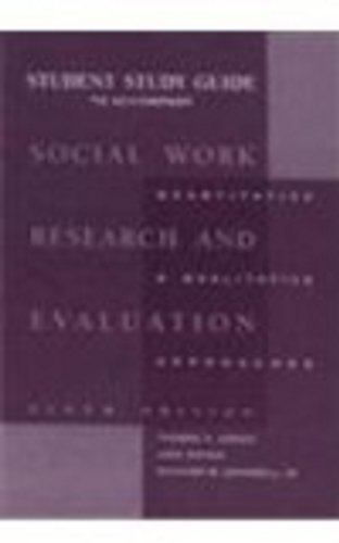 Beispielbild fr Social Work Research and Evaluation zum Verkauf von Better World Books