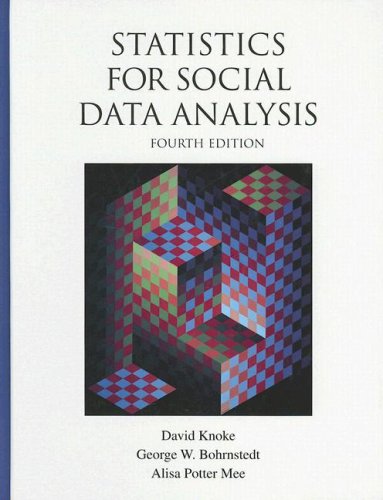 9780875814483: Statistics for Social Data Analysis
