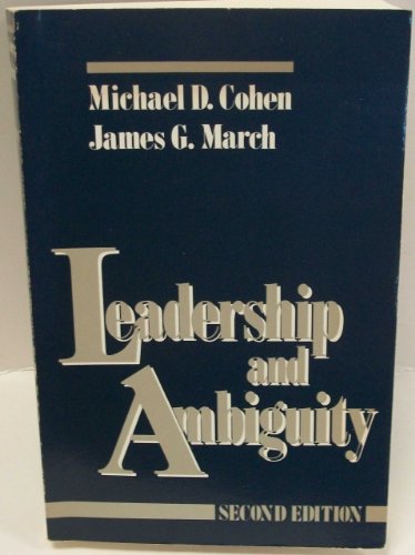 9780875841311: Leadership and Ambiguity: The American College President