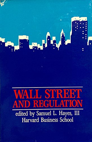 Beispielbild fr Wall Street and Regulation zum Verkauf von Better World Books