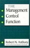 Management Control Function (9780875841847) by Anthony, Robert N.