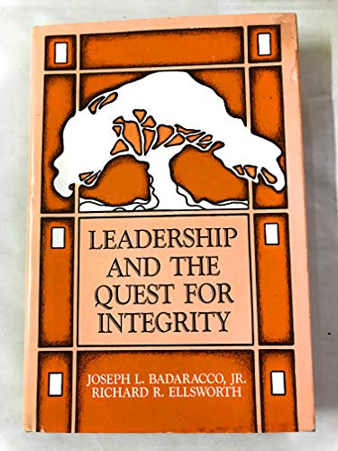 Stock image for Leadership & Quest for Integrity for sale by Redux Books
