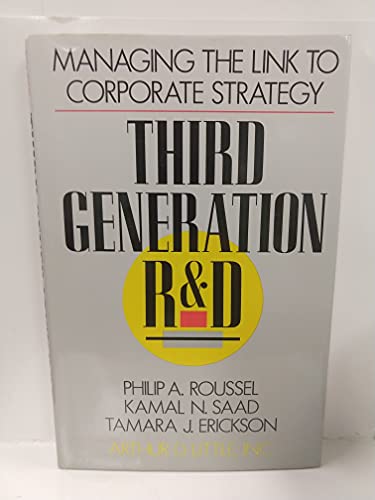 Imagen de archivo de Third Generation R&D: Managing the Link to Corporate Strategy a la venta por Anybook.com