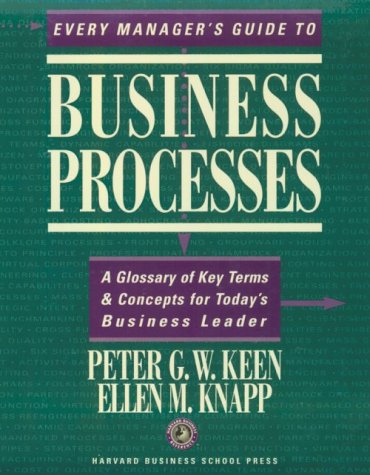 Beispielbild fr Every Manager's Guide to Business Processes : A Glossary of Key Terms and Concepts for Today's Business Leader zum Verkauf von Better World Books