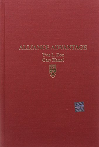 Beispielbild fr Alliance Advantage: The Art of Creating Value Through Partnering zum Verkauf von Gulf Coast Books
