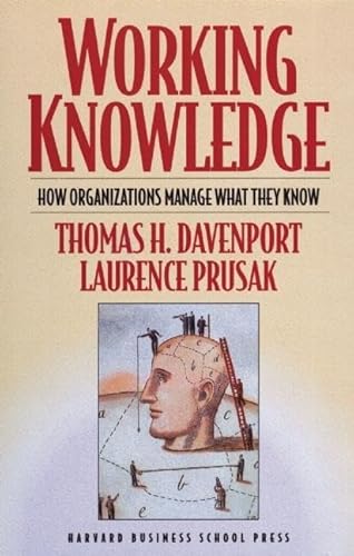 Imagen de archivo de Working Knowledge: How Organizations Manage What They Know a la venta por SecondSale