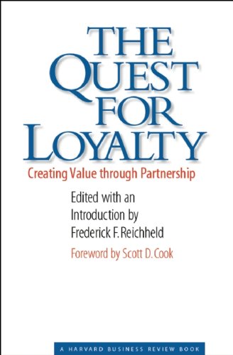 Imagen de archivo de Quest for Loyalty: Creating Value Through Partnership (Harvard Business Review) a la venta por AwesomeBooks