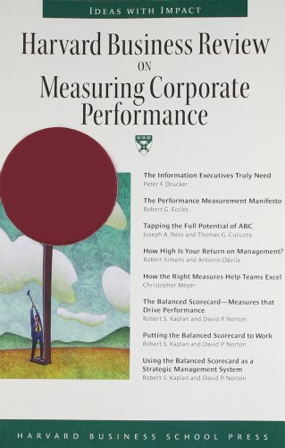 Imagen de archivo de Harvard Business Review on Measuring Corporate Performance (Harvard Business Review Paperback Series) a la venta por Redux Books