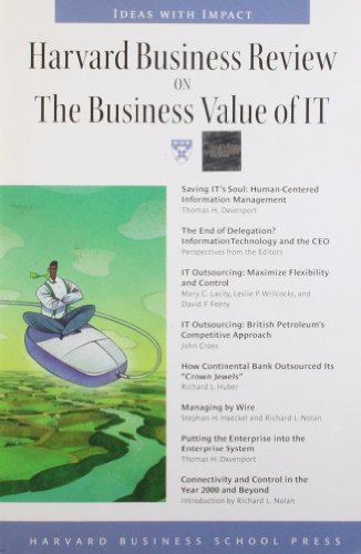 Imagen de archivo de Harvard Business Review on the Business Value of IT a la venta por Better World Books