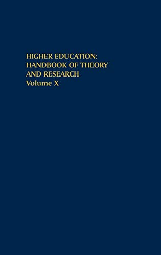 9780875861111: Higher Education: Handbook of Theory and Research : Volume X: 10