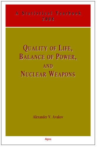 Beispielbild fr Quality of Life, Balance of Power and Nuclear Weapons: A Statistical Yearbook for Statesmen and Citizens (2008) zum Verkauf von Revaluation Books