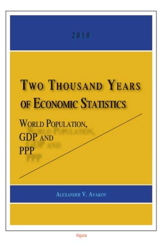 Stock image for Two Thousand Years of Economic Statistics: World Population, GDP and PPP for sale by Save With Sam