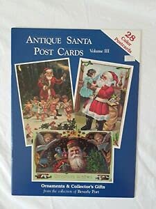 Imagen de archivo de Antique Santa Postcards III a la venta por Newsboy Books