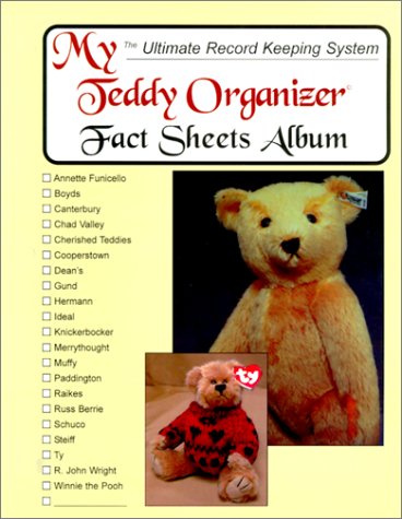 Stock image for My Teddy Organizer Fact Sheets Album for sale by Hay-on-Wye Booksellers