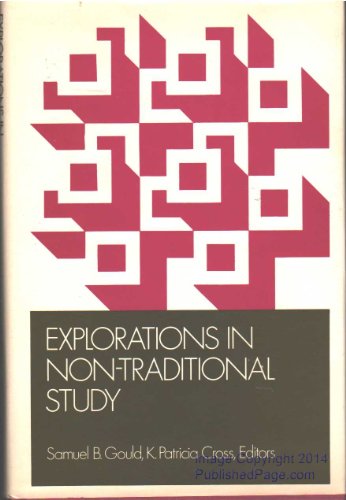 Imagen de archivo de Explorations in Non-Traditional Study a la venta por TranceWorks