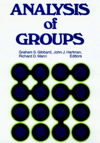 Beispielbild fr Analysis of Groups : Contributions to Theory, Research, and Practice zum Verkauf von Better World Books