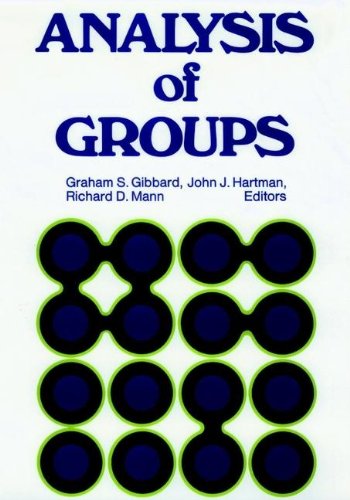 Imagen de archivo de Analysis of Groups : Contributions to Theory, Research, and Practice a la venta por Better World Books