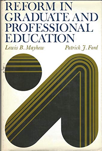 Imagen de archivo de Reform in Graduate and Professional Education a la venta por BookOrders