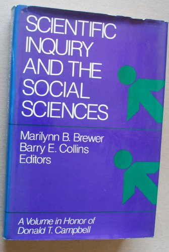9780875894966: Scientific Inquiry and the Social Sciences (The Jossey-Bass social & behavioral science series)
