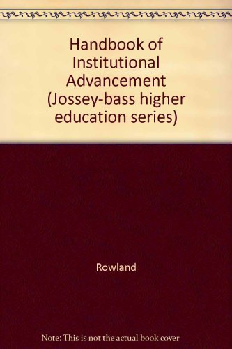 9780875896892: Handbook of Institutional Advancement