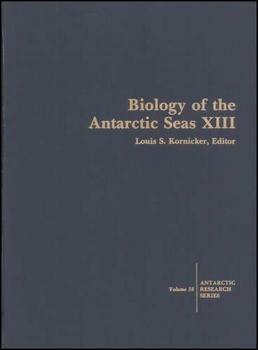 9780875901862: Biology of the Antarctic Seas Xiii