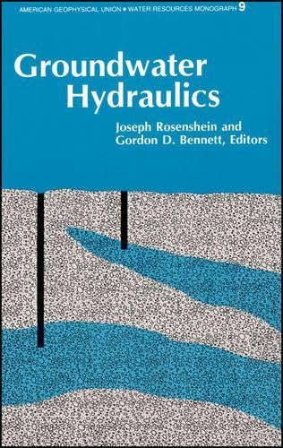 Imagen de archivo de Groundwater Hydraulics a la venta por Better World Books