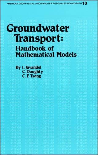 Imagen de archivo de Groundwater Transport: Handbook of Mathematical Models (Water Resources Monograph) a la venta por SecondSale