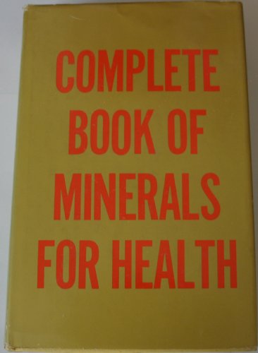 Stock image for Complete Book of Minerals For Health for sale by Casa del Libro A Specialty Bookstore