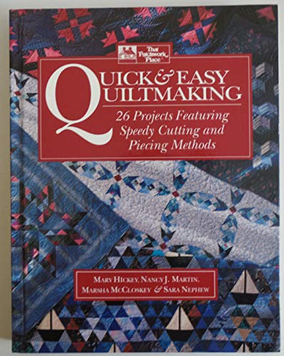 Beispielbild fr Quick & Easy Quiltmaking: 26 Projects Featuring Speedy Cutting and Piecing Methods zum Verkauf von Wonder Book