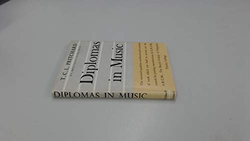 Imagen de archivo de Diplomas in music a la venta por K & L KICKIN'  BOOKS