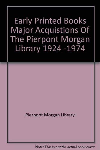 Beispielbild fr Autograph letters & manuscripts;: Major acquisitions of the Pierpont Morgan Library, 1924-1974 zum Verkauf von Wonder Book