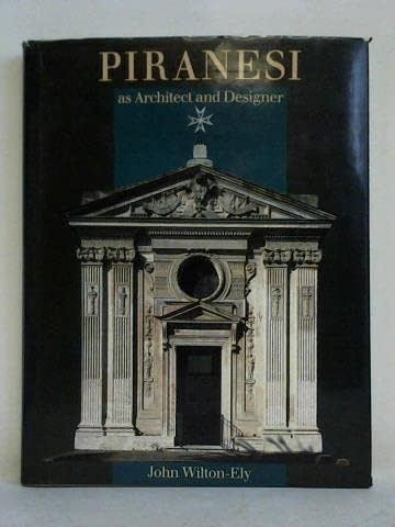 9780875980997: Piranesi as architect and designer