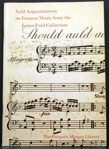 9780875981109: Auld acquaintances, famous music from the James Fuld collection by Turner, J....