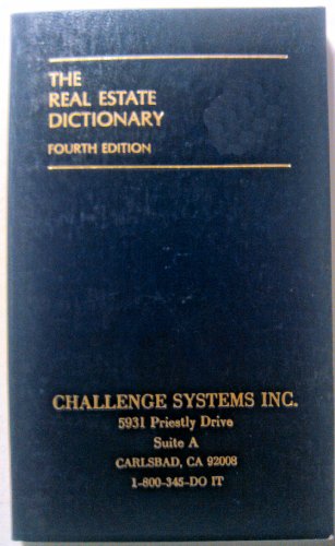 Imagen de archivo de The Real Estate Dictionary a la venta por Half Price Books Inc.